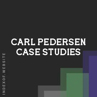 Carl Pedersen Case Studies | Indexof