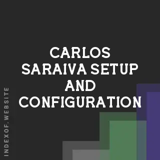Carlos Saraiva Setup and Configuration | Indexof