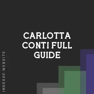 Carlotta Conti Full Guide | Indexof