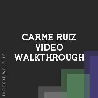 Carme Ruiz Video Walkthrough | Indexof