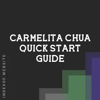 Carmelita Chua Quick Start Guide | Indexof