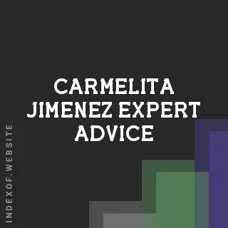 Carmelita Jimenez Expert Advice | Indexof