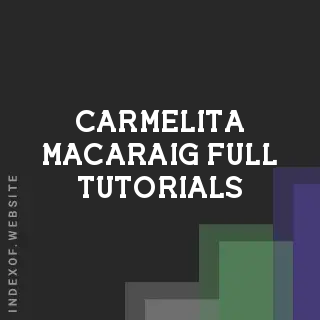 Carmelita Macaraig Full Tutorials | Indexof