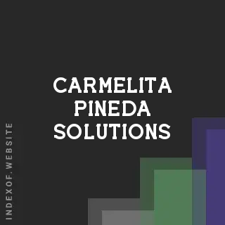 Carmelita Pineda Solutions | Indexof