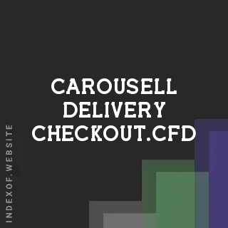 carousell-delivery-checkout.cfd by Floris van de Heuvel site -  Indexof