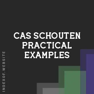 Cas Schouten Practical Examples | Indexof