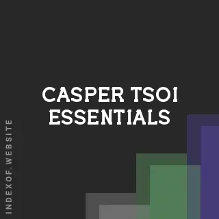 Casper Tsoi Essentials | Indexof