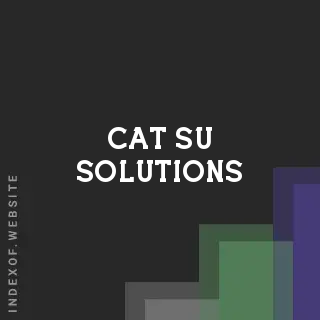 Cat Su Solutions | Indexof