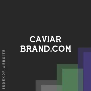 caviar-brand.com by Chien-kuo Lin site -  Indexof
