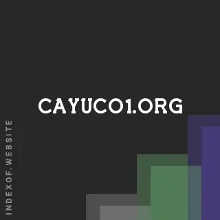 cayuco1.org by Oskar Jones site -  Indexof