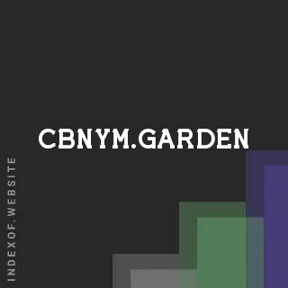 cbnym.garden by Isak Einarsson site -  Indexof