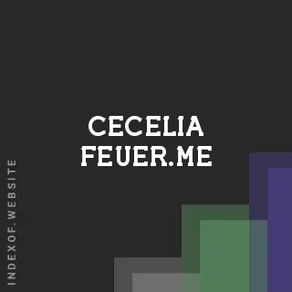 cecelia-feuer.me by Eino Vainio site -  Indexof