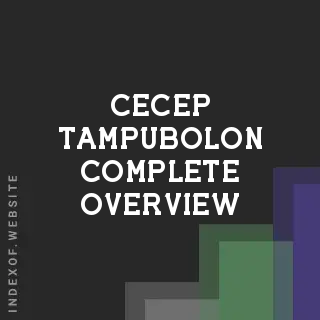 Cecep Tampubolon Complete Overview | Indexof