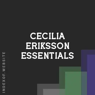 Cecilia Eriksson Essentials | Indexof