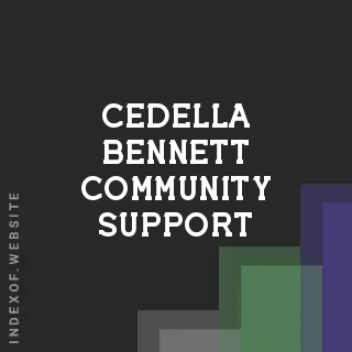 Cedella Bennett Community Support | Indexof
