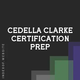Cedella Clarke Certification Prep | Indexof