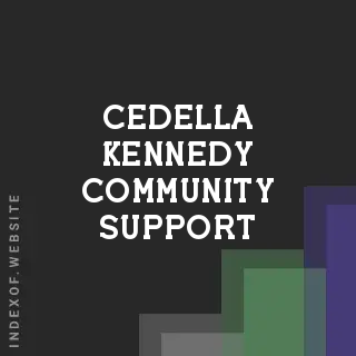 Cedella Kennedy Community Support | Indexof