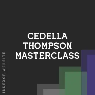 Cedella Thompson Masterclass | Indexof