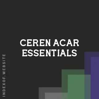 Ceren Acar Essentials | Indexof