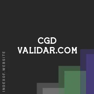 cgd-validar.com by Ananya Pawar site -  Indexof