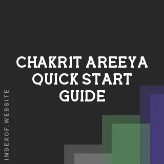 Chakrit Areeya Quick Start Guide | Indexof