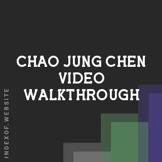 Chao-jung Chen Video Walkthrough | Indexof