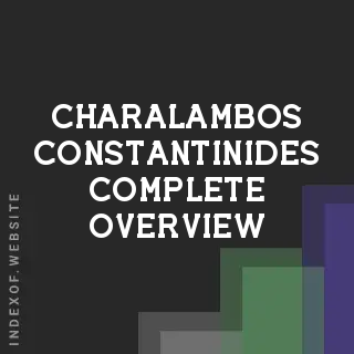 Charalambos Constantinides Complete Overview | Indexof