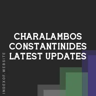 Charalambos Constantinides Latest Updates | Indexof