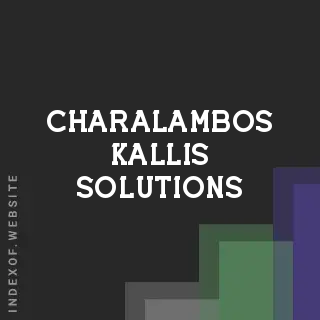 Charalambos Kallis Solutions | Indexof