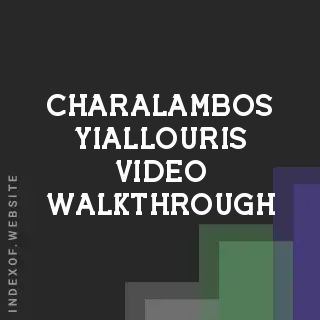 Charalambos Yiallouris Video Walkthrough | Indexof