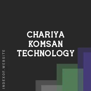 Chariya Komsan Technology | Indexof