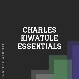 Charles Kiwatule Essentials | Indexof
