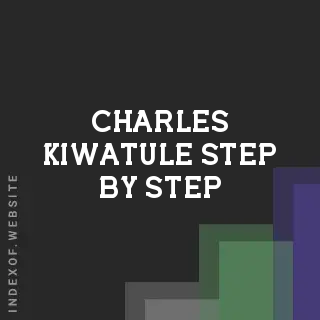 Charles Kiwatule Step-by-Step | Indexof