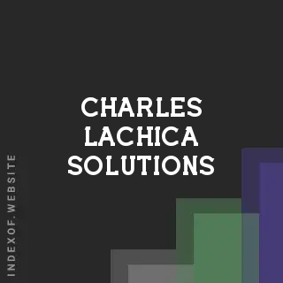 Charles Lachica Solutions | Indexof