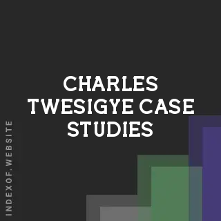 Charles Twesigye Case Studies | Indexof