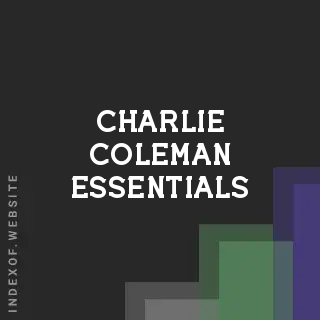 Charlie Coleman Essentials | Indexof