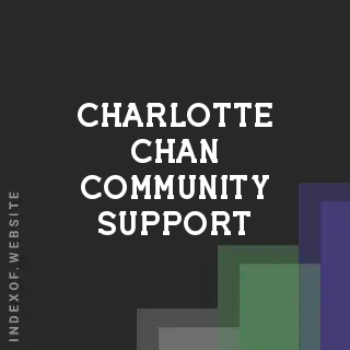 Charlotte Chan Community Support | Indexof