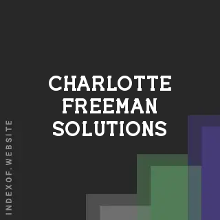 Charlotte Freeman Solutions | Indexof