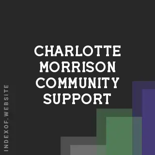 Charlotte Morrison Community Support | Indexof
