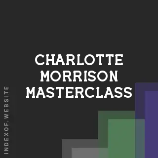 Charlotte Morrison Masterclass | Indexof