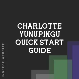 Charlotte Yunupingu Quick Start Guide | Indexof