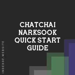 Chatchai Narksook Quick Start Guide | Indexof