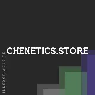 chenetics.store by Jon Hjartarson site -  Indexof