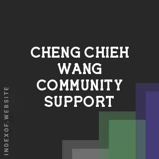 Cheng-chieh Wang Community Support | Indexof