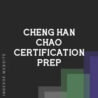 Cheng-han Chao Certification Prep | Indexof
