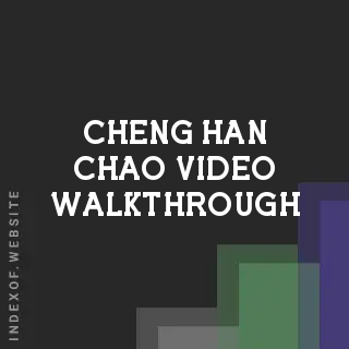 Cheng-han Chao Video Walkthrough | Indexof