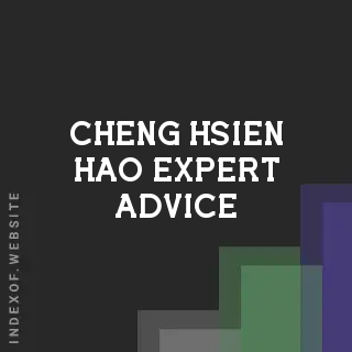 Cheng-hsien Hao Expert Advice | Indexof