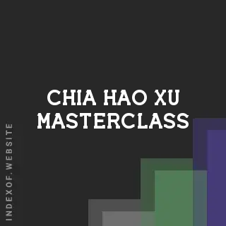 Chia-hao Xu Masterclass | Indexof