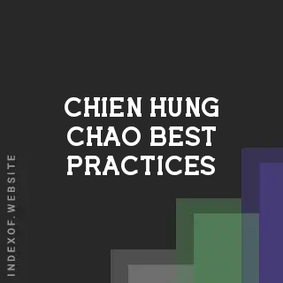 Chien-hung Chao Best Practices | Indexof