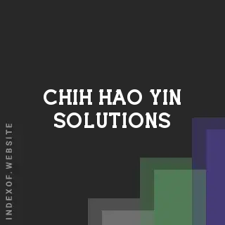 Chih-hao Yin Solutions | Indexof